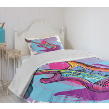 Guitar Instrument Bedspread Set