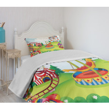 Circus and Theme Park Bedspread Set