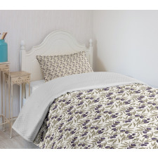 Botanical with Leaves Bedspread Set