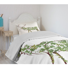 Garden Deer Celebration Bedspread Set