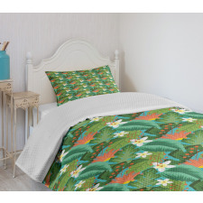 Close up Exotic Plantation Bedspread Set