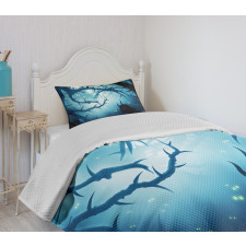 Night Forest Halloween Bedspread Set