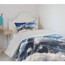Snow Capped Mountain Bedspread Set