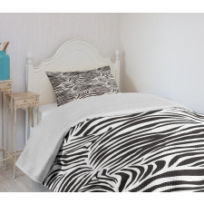 Wild Zebra Lines Bedspread Set