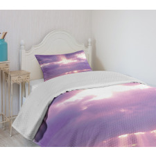 Romantic Cloudy Sky Bedspread Set