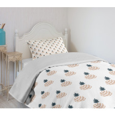 Organic Tropical Fruits Bedspread Set