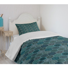 Patchwork Floral Style Bedspread Set