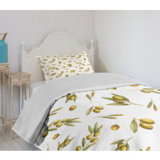 Mediterranean Branches Bedspread Set