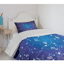 Constellation Zodiac Bedspread Set