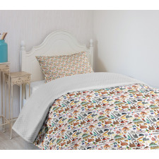 Travel Map Bedspread Set