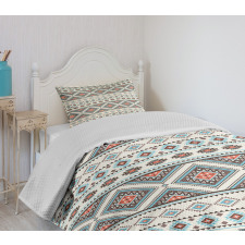 Retro Style Native Ornaments Bedspread Set