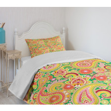 Colorful Vintage Bedspread Set