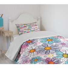 Retro Spring Grunge Bedspread Set