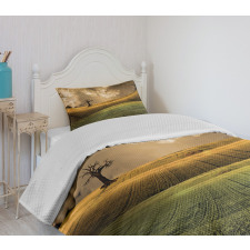 Landscape Sky Tree Bedspread Set