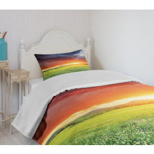 Sunset Modern View Bedspread Set