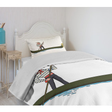 Gondola in Venice Love Bedspread Set