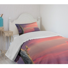 Magical Sunset Scene Bedspread Set