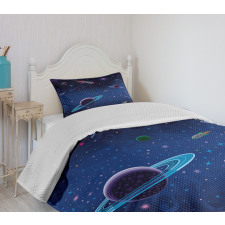 Orbit Rocket Galaxy Bedspread Set