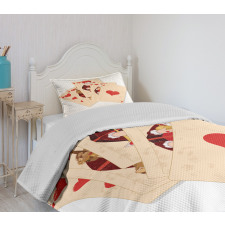 Gambler Queen Bedspread Set