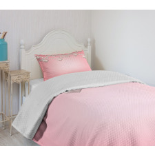 Heart Pearl Necklace Bedspread Set