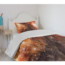 Gas Cloud in Deep Space Bedspread Set