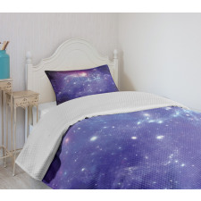 Milky Way Galaxy Stars Bedspread Set