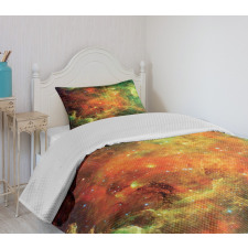 Cosmos Space Planet Bedspread Set
