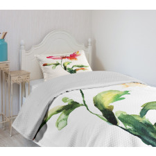 Flowering Poppy Bedspread Set