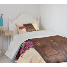 Rusty Wood Door Italian Bedspread Set