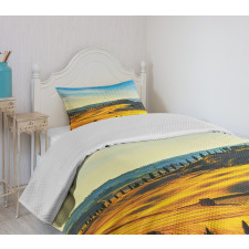 Italy Farmland Rural Bedspread Set