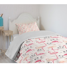 Wild Bird Love Vintage Bedspread Set