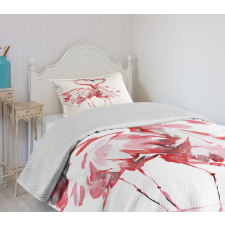 Lovers Kissing Bedspread Set