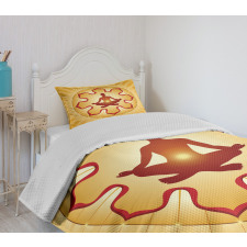 Lotus Balance Striped Bedspread Set