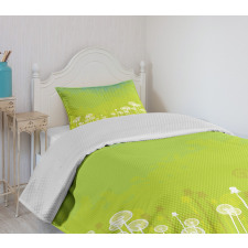 Wild Dandelion Blossoms Bedspread Set