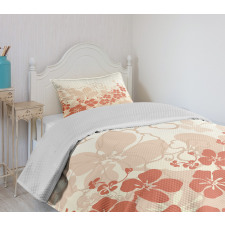 Hawaii Flowers Tropical Bedspread Set