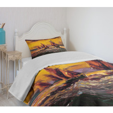 Cruise Ship Sun Bedspread Set