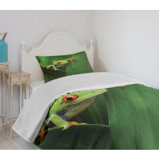 Exotic Wild Macro Leaf Bedspread Set