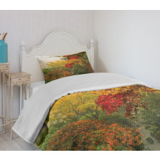 Portland Japan Garden Bedspread Set