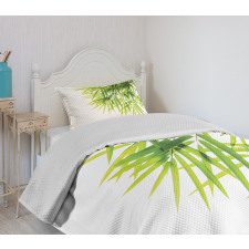 Bamboo Leaf Peace Bedspread Set