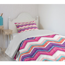 Colorful Groovy Art Bedspread Set