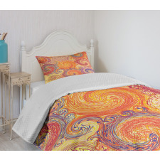 Grunge Sun Boho Bedspread Set