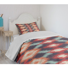 Oriental Weaving Style Bedspread Set