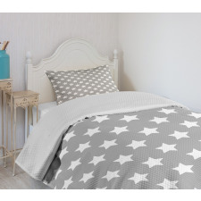 Artwork with Big Stars Bedspread Set