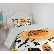 Happy Ghost Bedspread Set