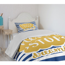 Maritime Vintage Navy Bedspread Set