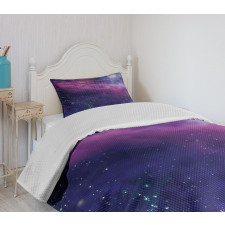 Galaxy Nebula Star Bedspread Set