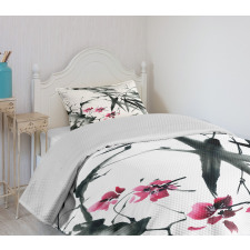 Natural Spring Buds Bedspread Set