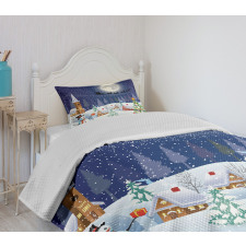 Winter Landscape Bedspread Set