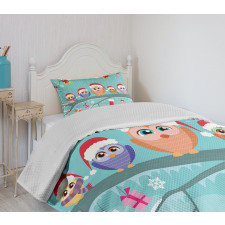 Owl Family Tree Bedspread Set