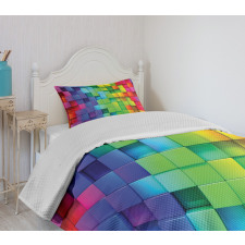 Rainbow Color Bedspread Set